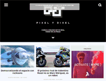 Tablet Screenshot of pixelydixel.com
